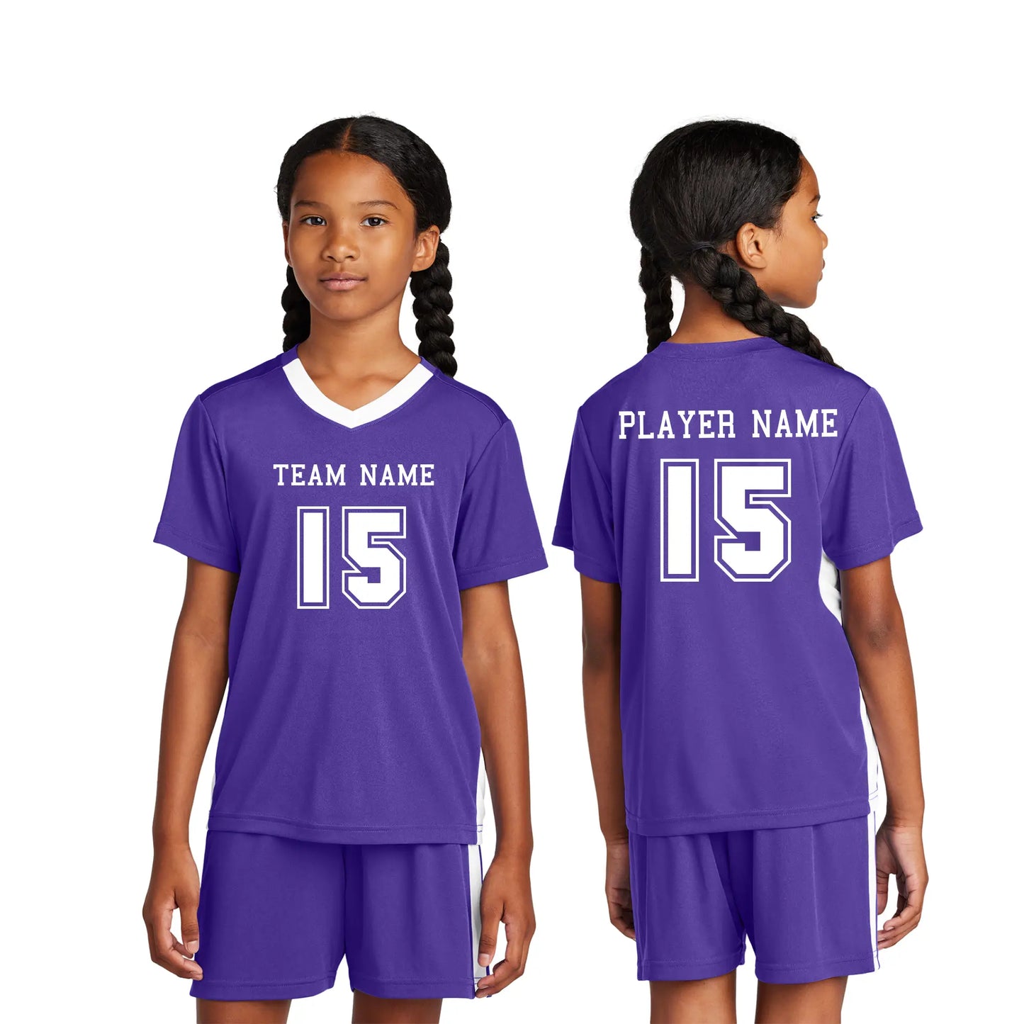 Custom Printed Youth Jersey/Uniform Competitor™ United V Neck Sport-Tek®(ST101)