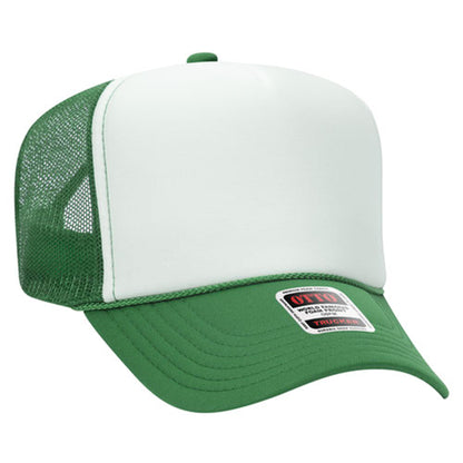 Custom Embroidered 5 Panel High Crown Mesh Back Trucker Hat OTTO CAP® (39-165)