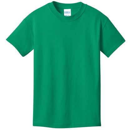Unisex Youth Core Cotton Tee - 100% Cotton Port & Company® (PC54Y)