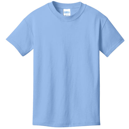 Unisex Youth Core Cotton Tee - 100% Cotton Port & Company® (PC54Y)