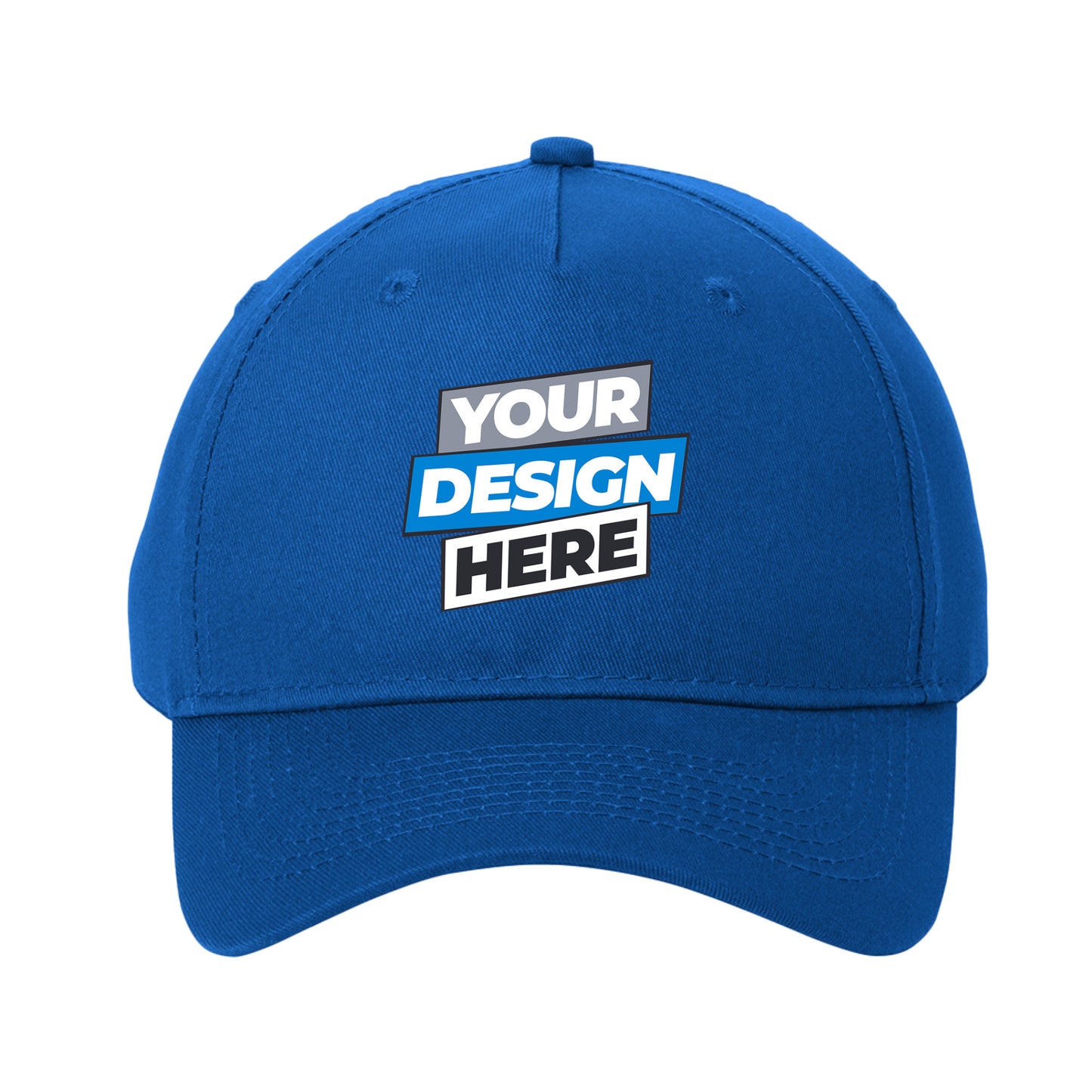 Custom Printed Five-Panel Twill Cap Port & Company® (CP86)