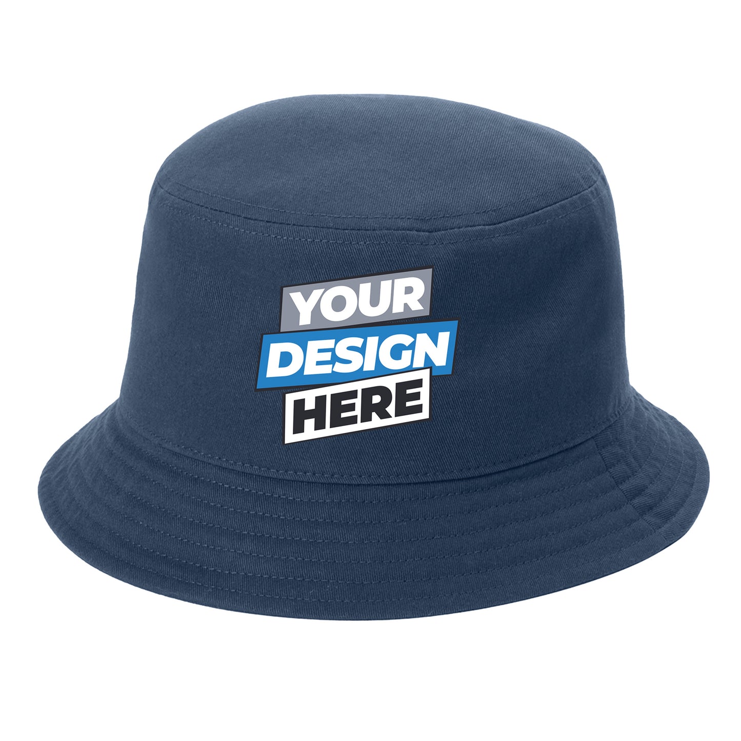 Custom Printed Port Authority® Twill Short Brim Bucket Hat (C976)