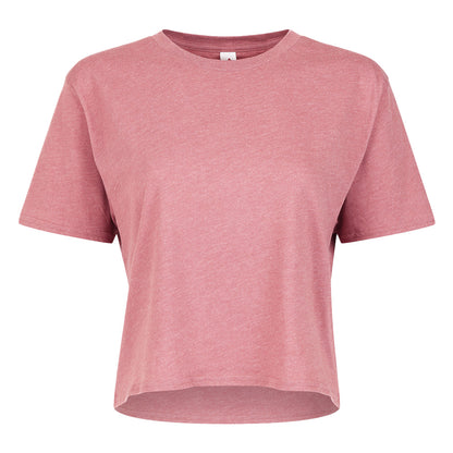 Relaxed Fit Cropped Tee  4.3 oz - 100% Cotton - SMART BLANKS (4003)