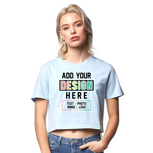 Relaxed Fit Cropped Tee  4.3 oz - 100% Cotton - SMART BLANKS (4003)