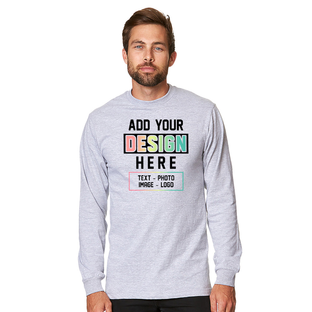 Adult Heavy Long Tee 6 oz - 100% Cotton - SMART BLANKS (M1250)