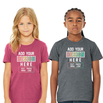Unisex Youth Short Sleeve Tee 100% Cotton - BELLA+CANVAS® (3001Y/3001YCVC)