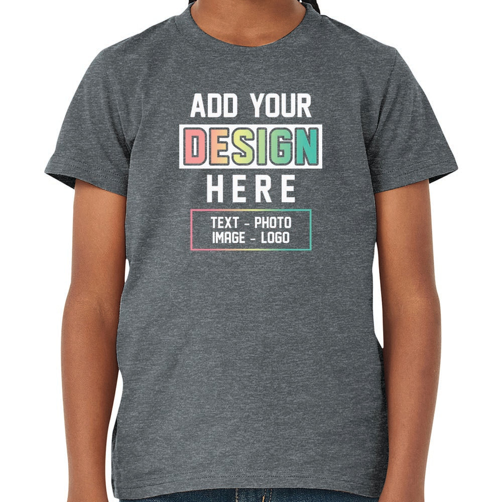 Unisex Youth Short Sleeve Tee 100% Cotton - BELLA+CANVAS® (3001Y/3001YCVC)