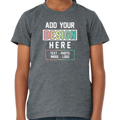 Unisex Youth Short Sleeve Tee 100% Cotton - BELLA+CANVAS® (3001Y/3001YCVC)