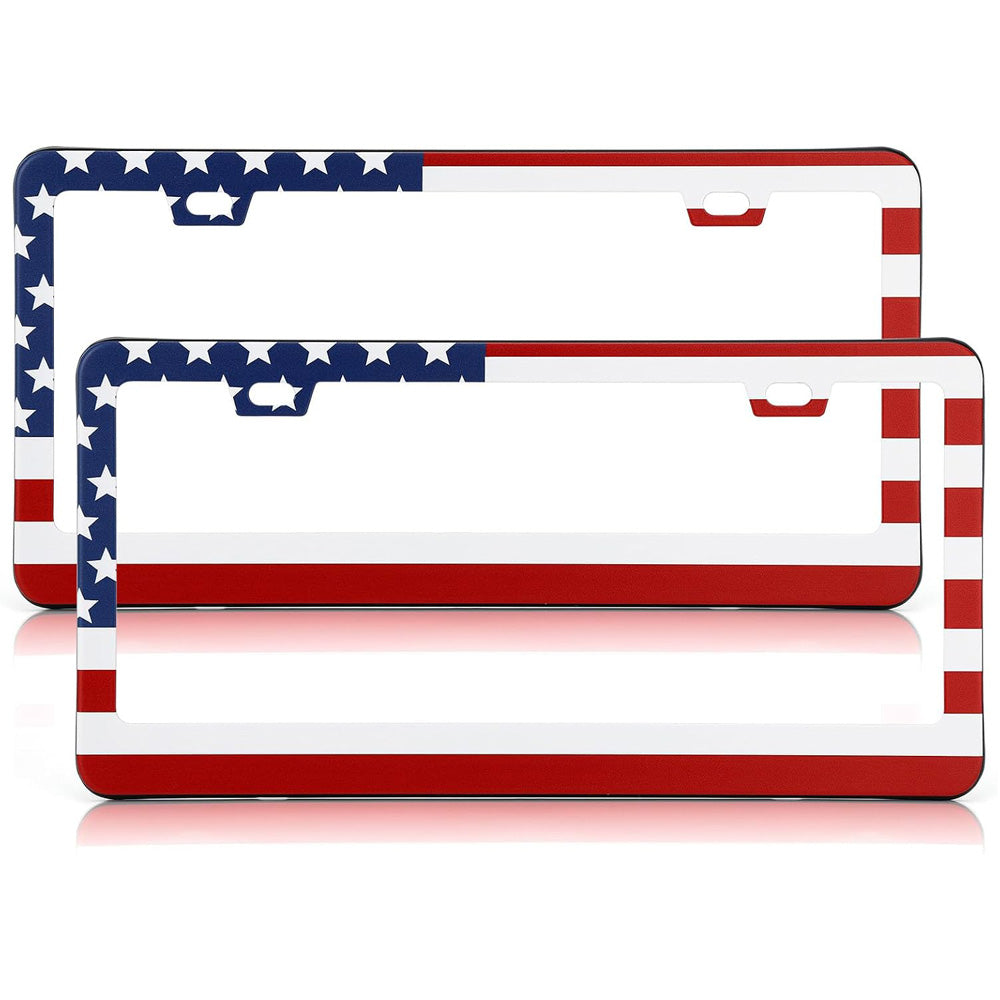 Custom Matte Black Aluminum License Plate Frame 100% Street Legal