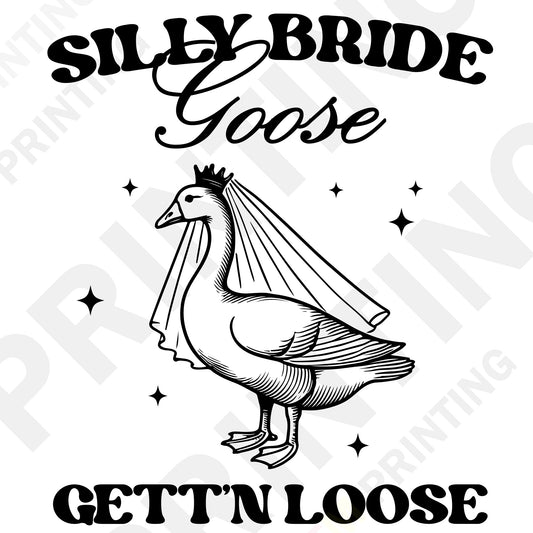 Drunk Goose Bride DTF Transfer