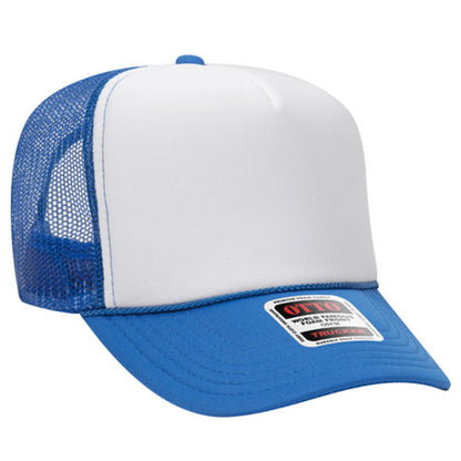 Custom Embroidered 5 Panel High Crown Mesh Back Trucker Hat OTTO CAP® (39-165)