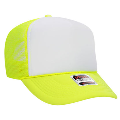 Custom Embroidered 5 Panel High Crown Mesh Back Trucker Hat OTTO CAP® (39-165)