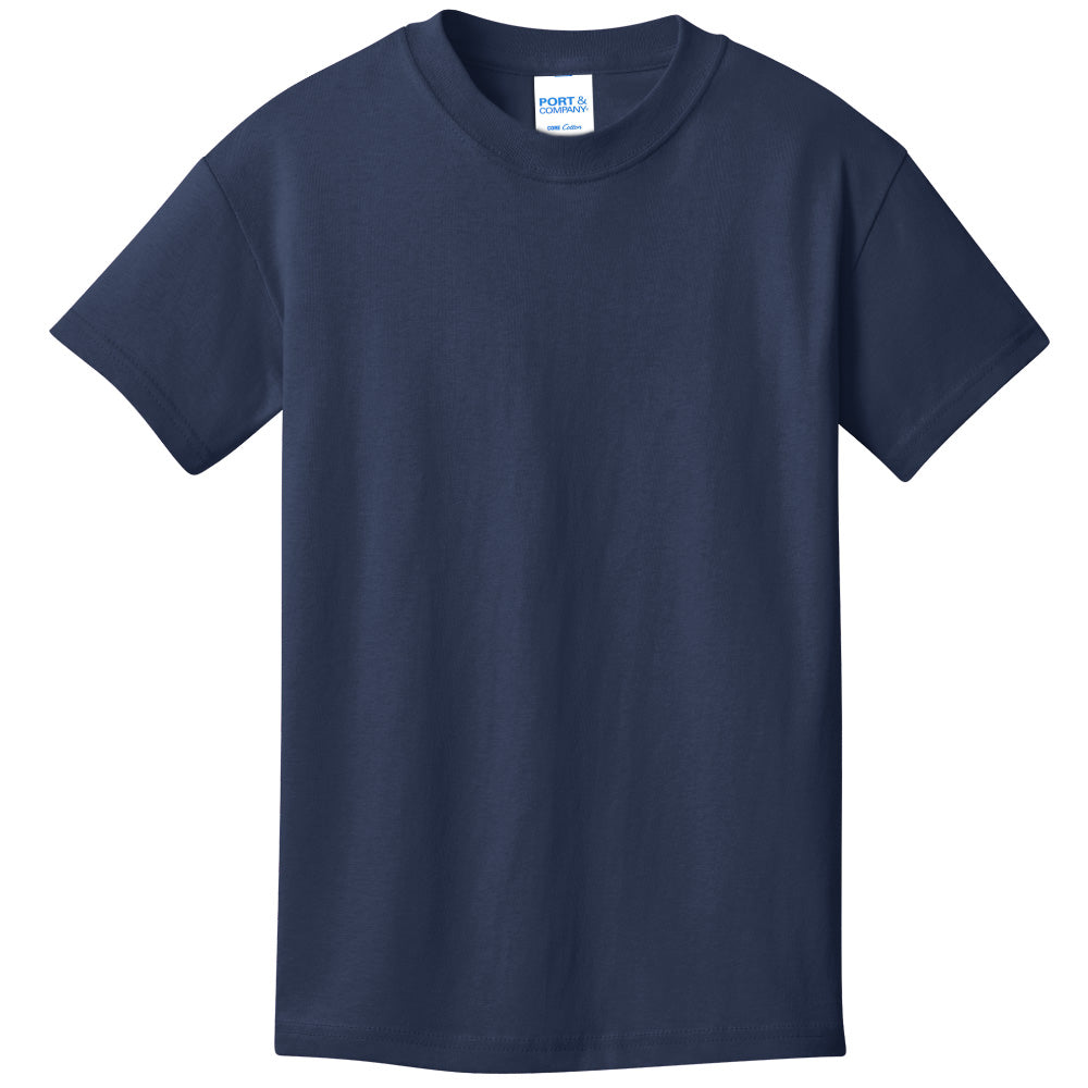 Unisex Youth Core Cotton Tee - 100% Cotton Port & Company® (PC54Y)