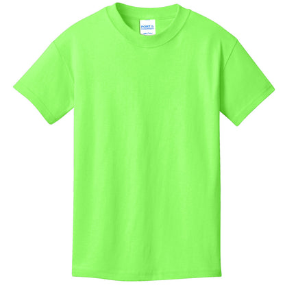 Unisex Youth Core Cotton Tee - 100% Cotton Port & Company® (PC54Y)