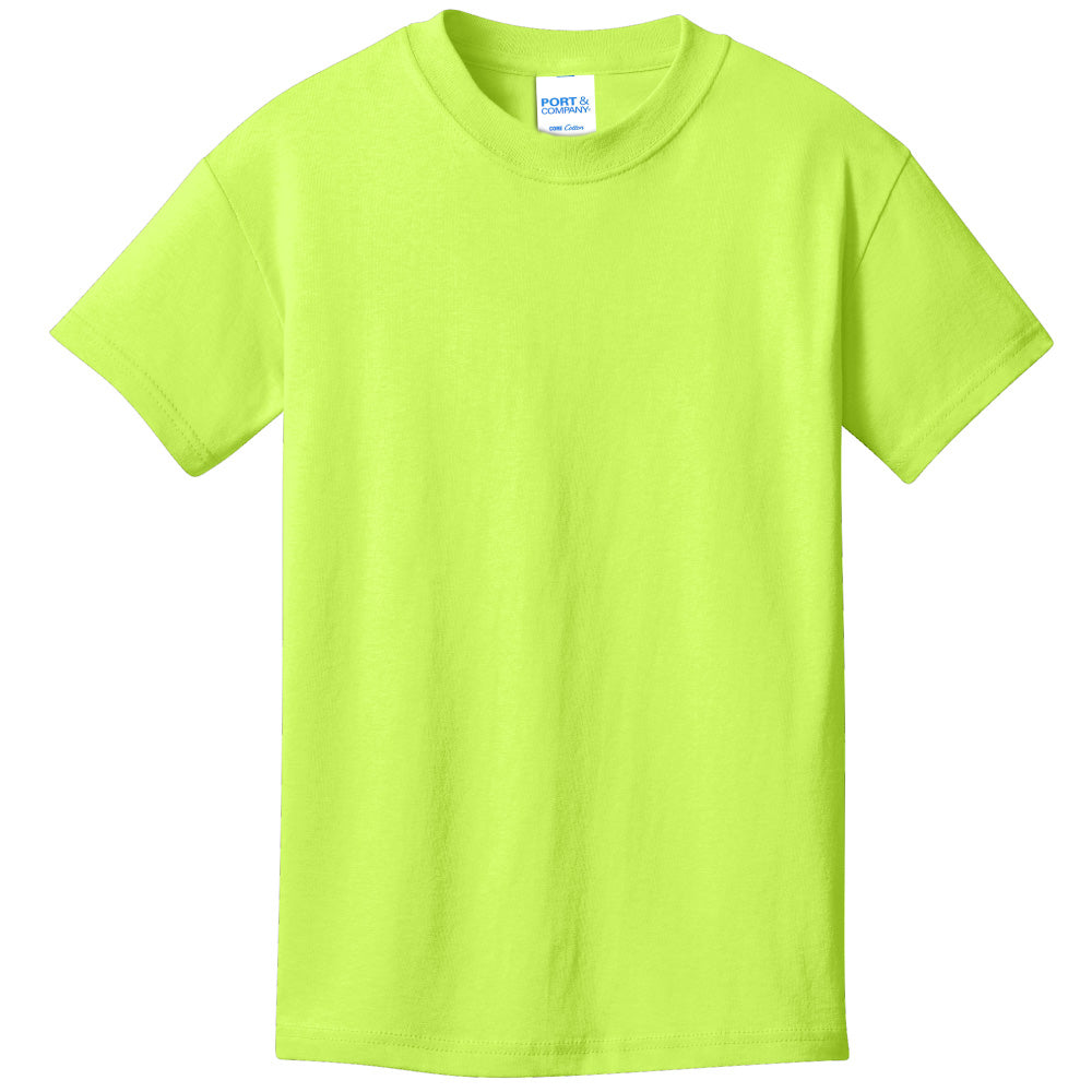 Unisex Youth Core Cotton Tee - 100% Cotton Port & Company® (PC54Y)