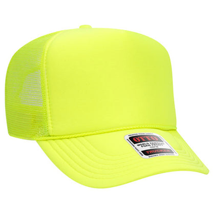 Custom Embroidered 5 Panel High Crown Mesh Back Trucker Hat OTTO CAP® (39-165)