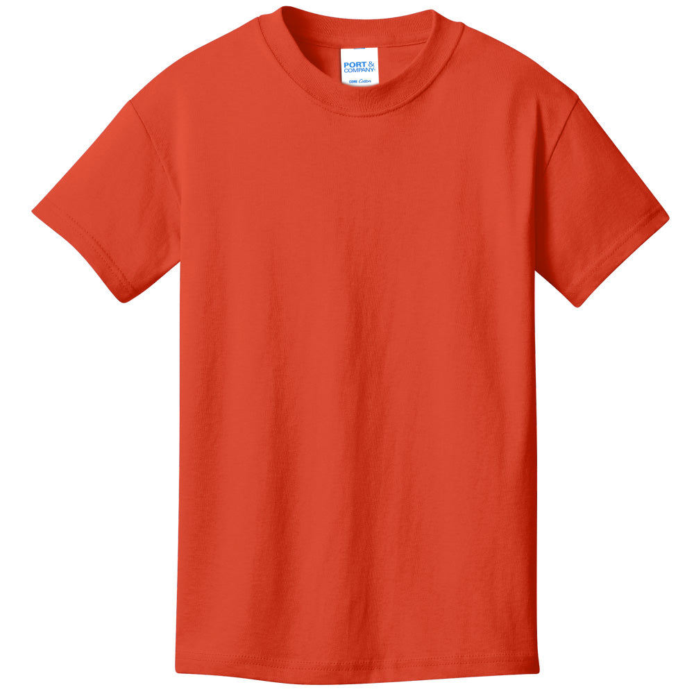 Unisex Youth Core Cotton Tee - 100% Cotton Port & Company® (PC54Y)