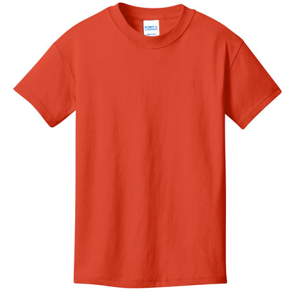 Unisex Youth Core Cotton Tee - 100% Cotton Port & Company® (PC54Y)