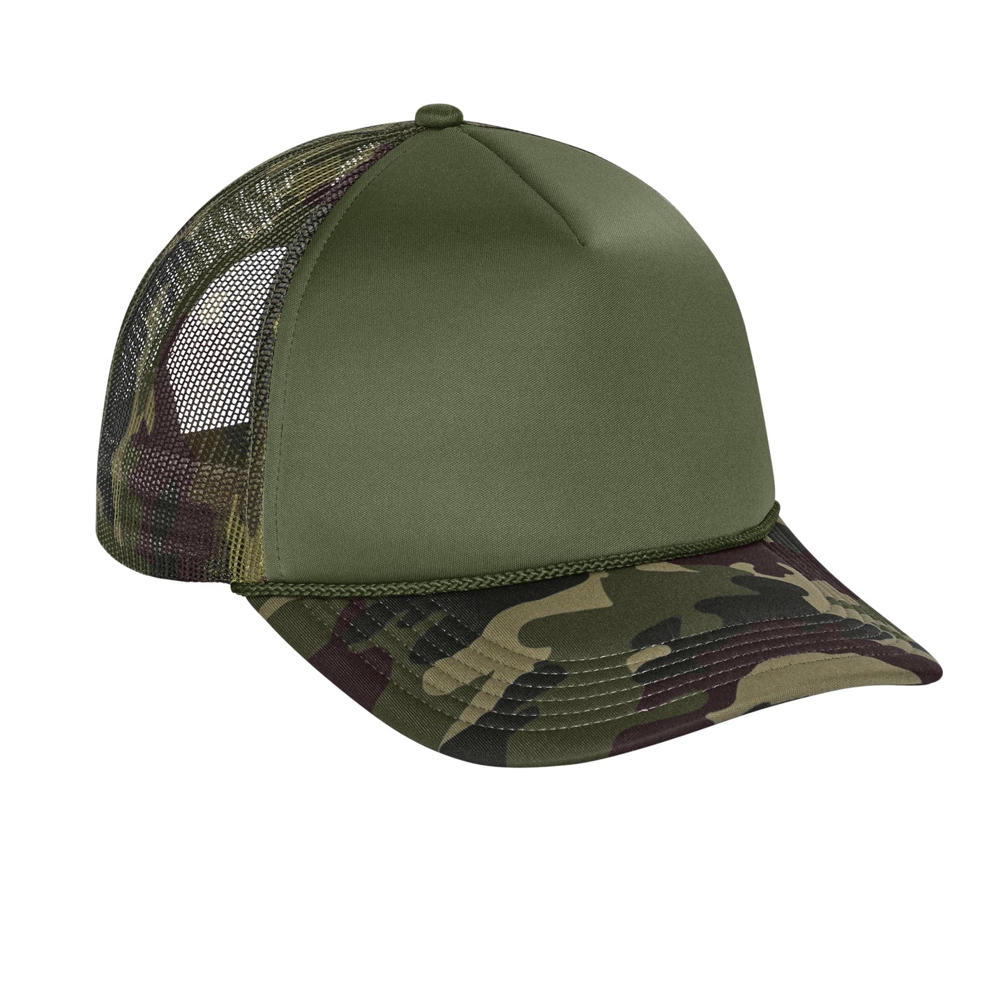 Custom Printed 5 Panels Mesh back Port Authority® Foam Truck’N Cap (C993)