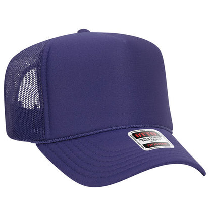 Custom Embroidered 5 Panel High Crown Mesh Back Trucker Hat OTTO CAP® (39-165)