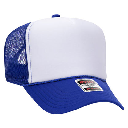 Custom Embroidered 5 Panel High Crown Mesh Back Trucker Hat OTTO CAP® (39-165)