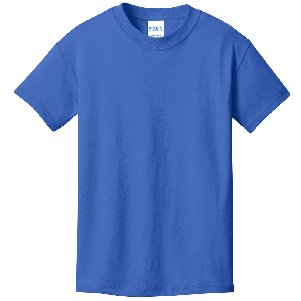Unisex Youth Core Cotton Tee - 100% Cotton Port & Company® (PC54Y)