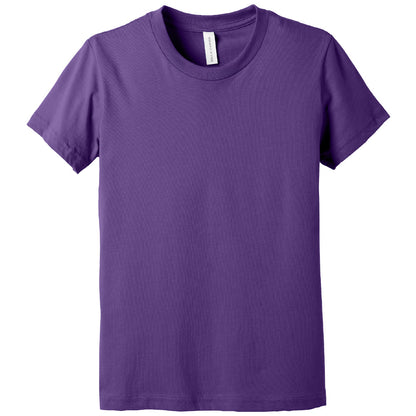 Unisex Youth Short Sleeve Tee 100% Cotton - BELLA+CANVAS® (3001Y/3001YCVC)