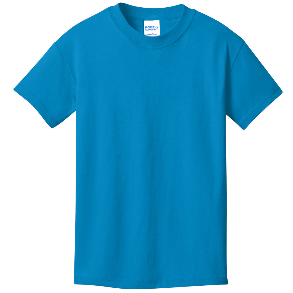 Unisex Youth Core Cotton Tee - 100% Cotton Port & Company® (PC54Y)