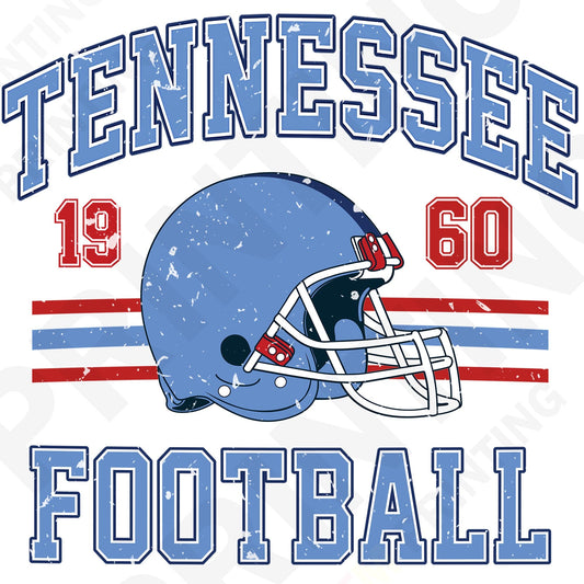 Tennessee Football Retro Style Iron On Ready To Press DTF Transfer Film