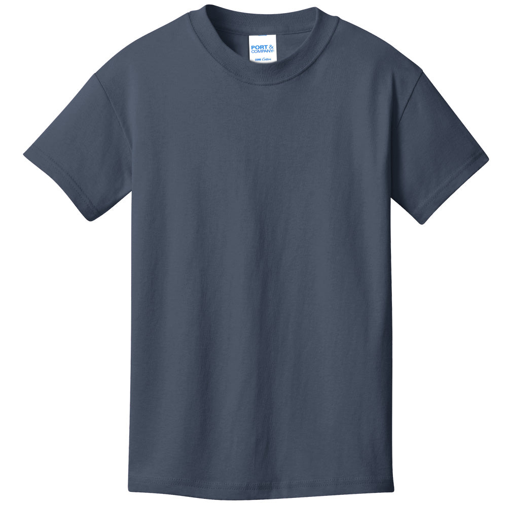 Unisex Youth Core Cotton Tee - 100% Cotton Port & Company® (PC54Y)
