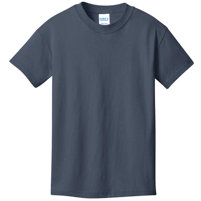 Unisex Youth Core Cotton Tee - 100% Cotton Port & Company® (PC54Y)