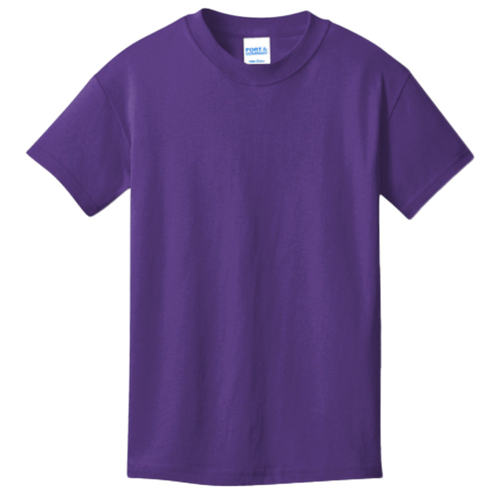 Unisex Youth Core Cotton Tee - 100% Cotton Port & Company® (PC54Y)
