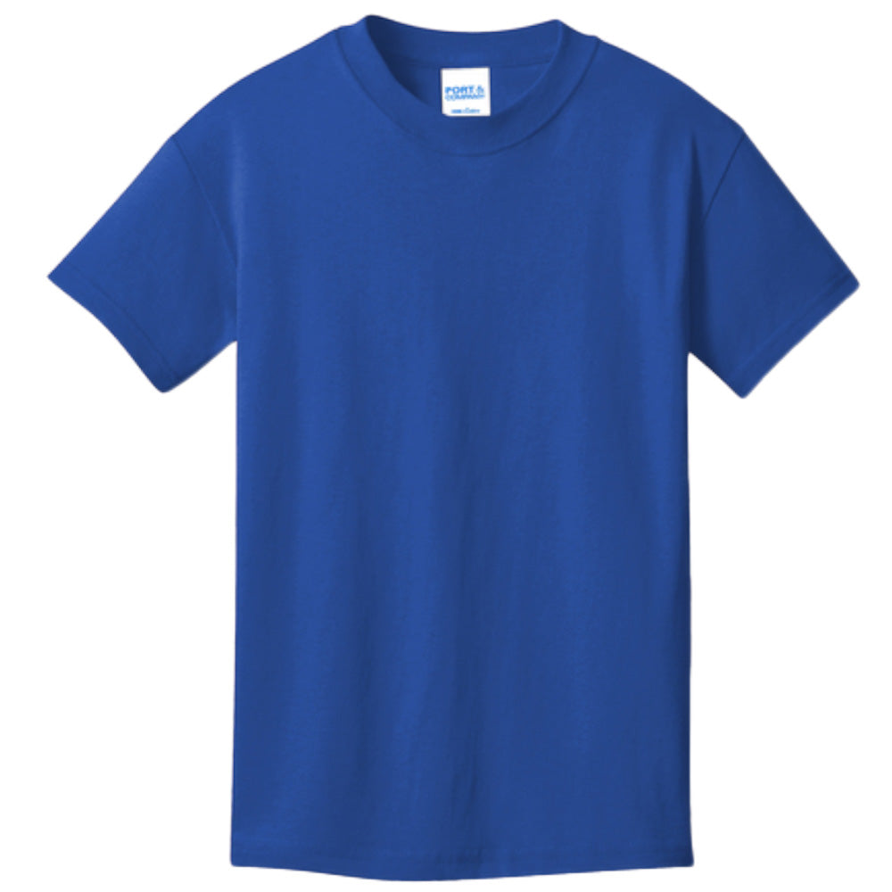 Unisex Youth Core Cotton Tee - 100% Cotton Port & Company® (PC54Y)