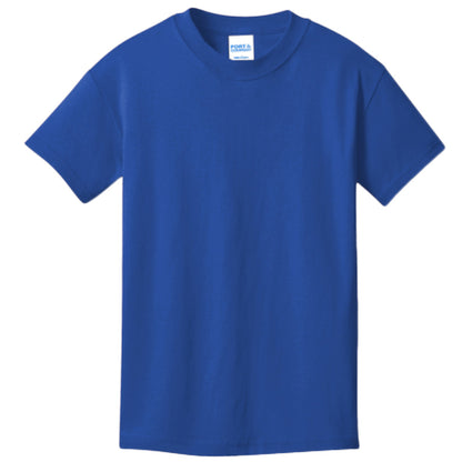 Unisex Youth Core Cotton Tee - 100% Cotton Port & Company® (PC54Y)