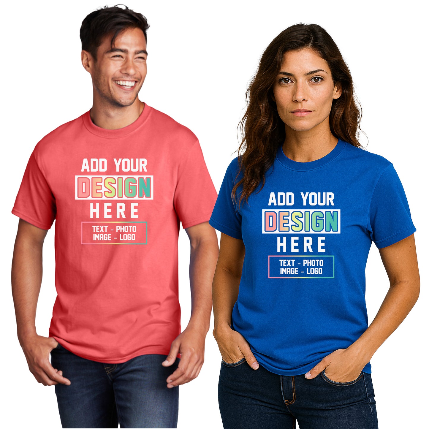 Unisex Adult Core Cotton Tee - Port & Company® (PC54)