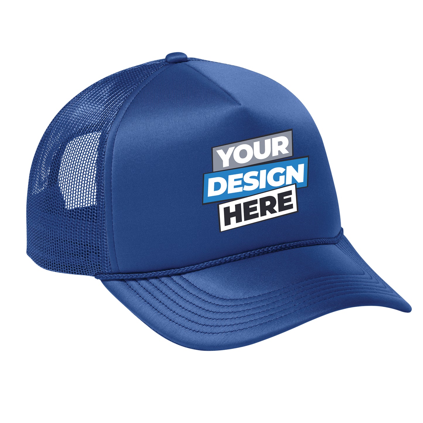 Custom Printed 5 Panels Mesh back Port Authority® Foam Truck’N Cap (C993)