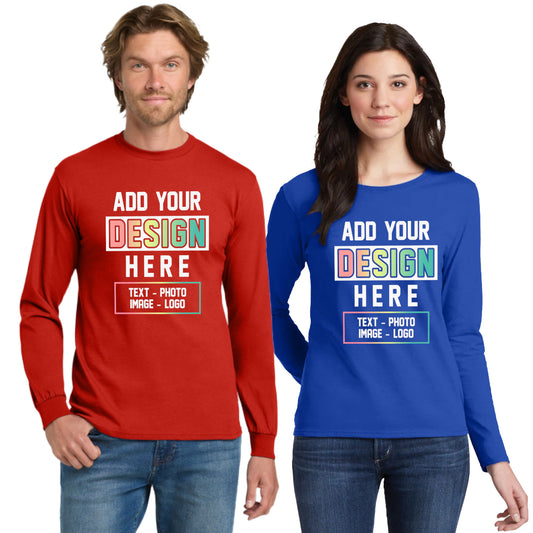 Unisex Long Sleeve Tee 100% Cotton - Gildan Heavy Cotton® (5400)