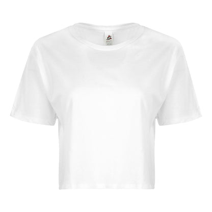 Relaxed Fit Cropped Tee  4.3 oz - 100% Cotton - SMART BLANKS (4003)
