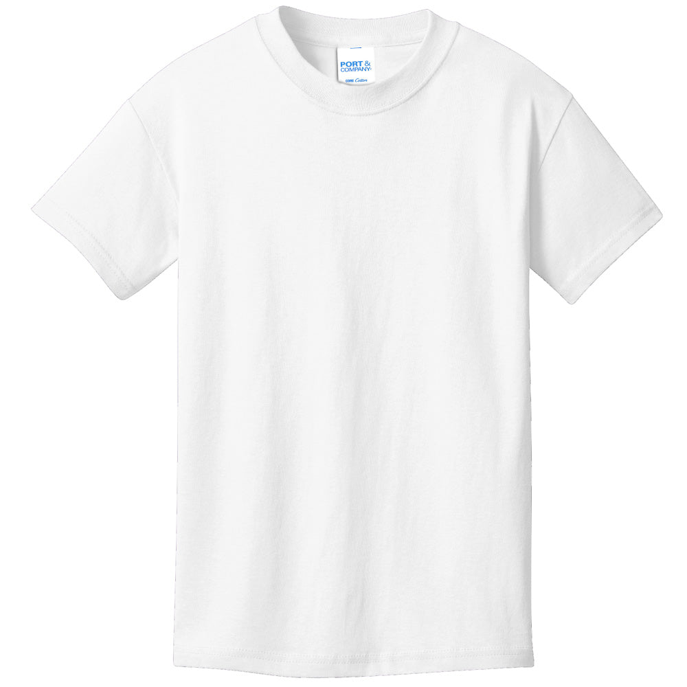 Unisex Youth Core Cotton Tee - 100% Cotton Port & Company® (PC54Y)