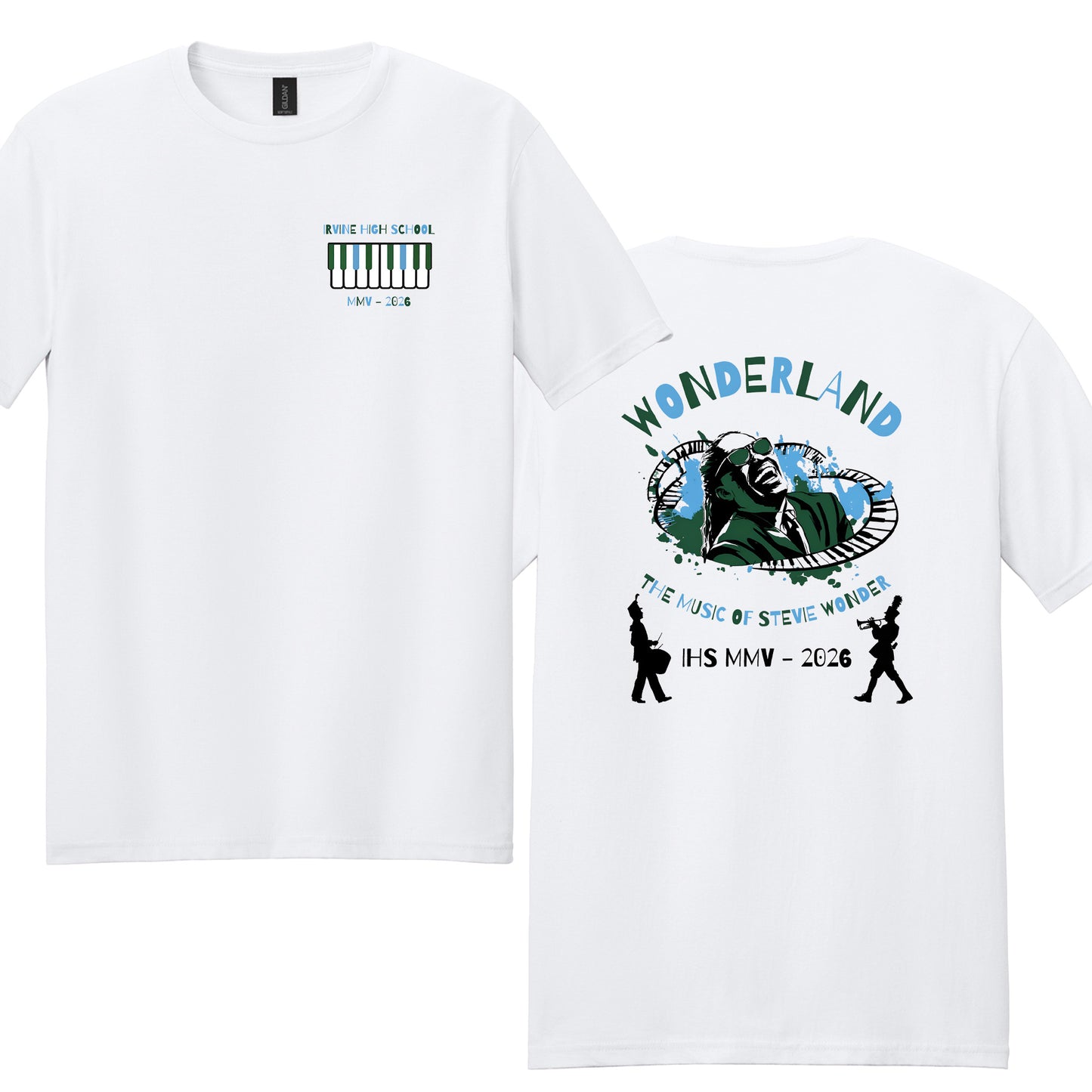 Irvine High School Wonderland The Music Of Stevie Wonder T-Shirt
