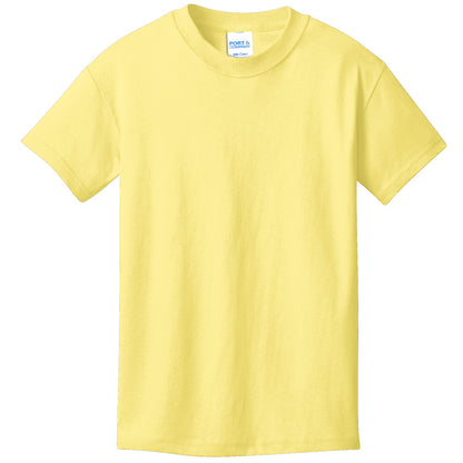 Unisex Youth Core Cotton Tee - 100% Cotton Port & Company® (PC54Y)