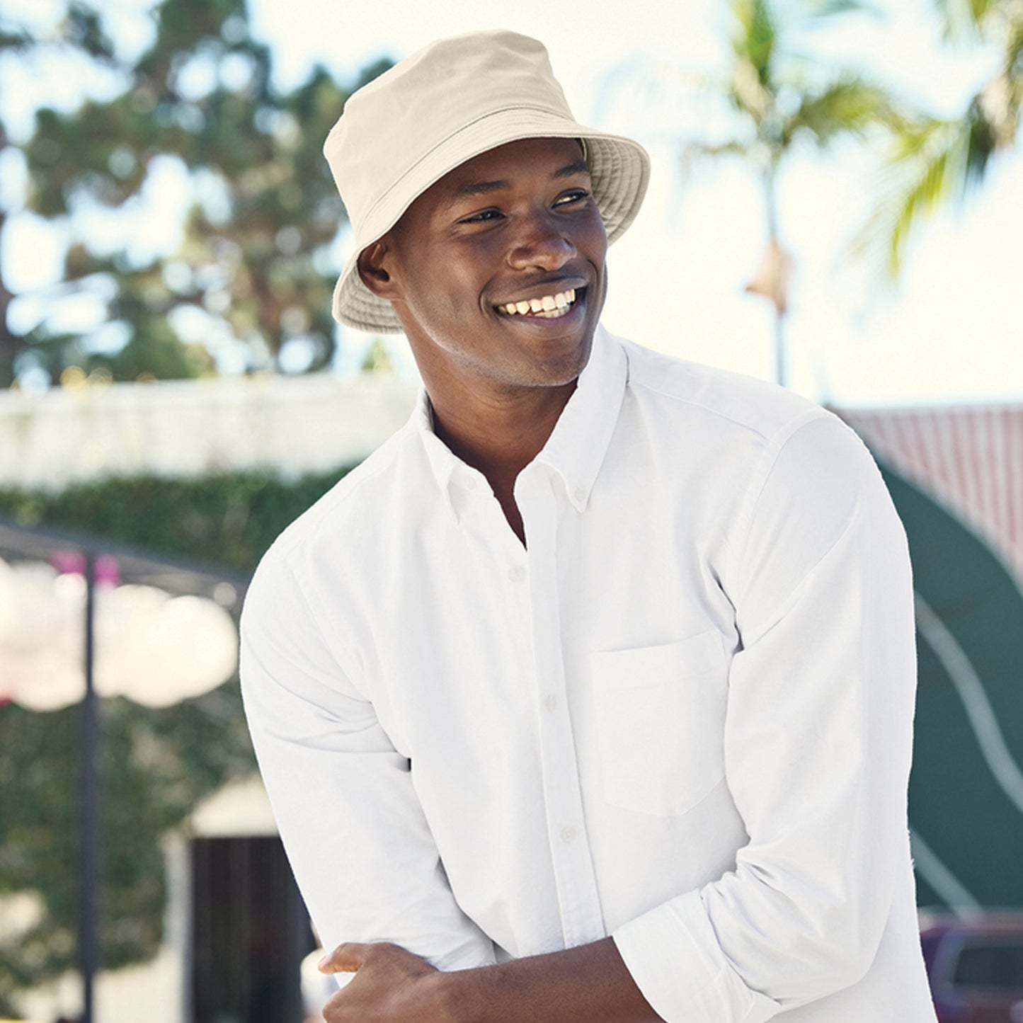 Custom Printed Port Authority® Twill Short Brim Bucket Hat (C976)