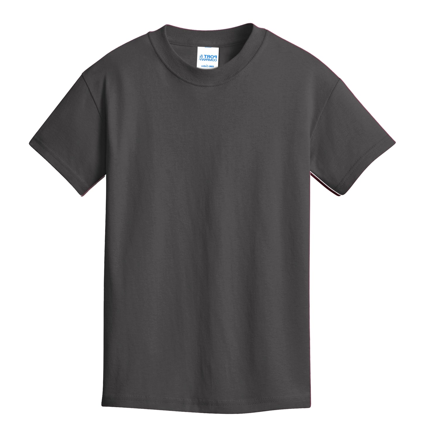 Unisex Youth Core Cotton Tee - 100% Cotton Port & Company® (PC54Y)