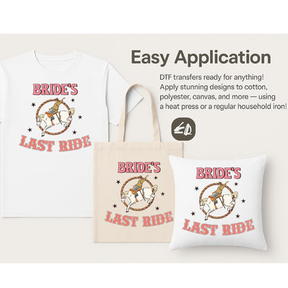 Bride’s Last Ride – Last Rodeo Bachelorette Western Design