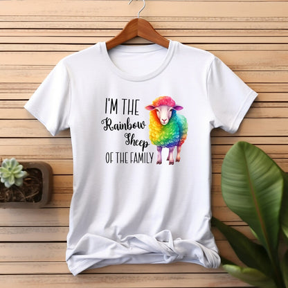 I'm the rainbow sheep of the family Shirt, Funny LGBT Tshirt, Colorful Sheep, LGBT Shirt, Pride Shirt, Trans Pride,Gay Pride Awareness