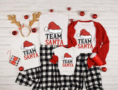 Team Santa Family Matching Shirt, Family Christmas Pajamas, Family Christmas Shirts, Christmas Gift, Matching Christmas Shirts