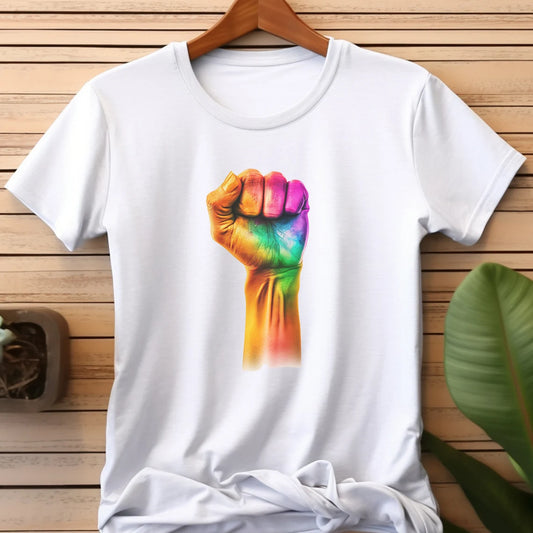 Punch Rainbow Shirt, LGBT Shirt, Pride Shirt, Rebel, Lesbian, Queer, Bisexual, Trans Pride Shirt, Gay Pride Awareness Gift TShirt