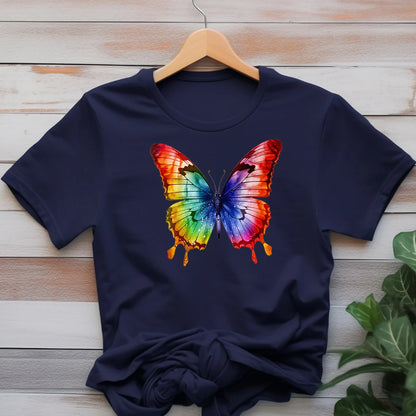 Butterfly Rainbow Shirt, Positive Shirt, Kindness Shirt, Butterfly ,LGBT Shirt, Pride Shirt, Trans Pride,Gay Pride Awareness