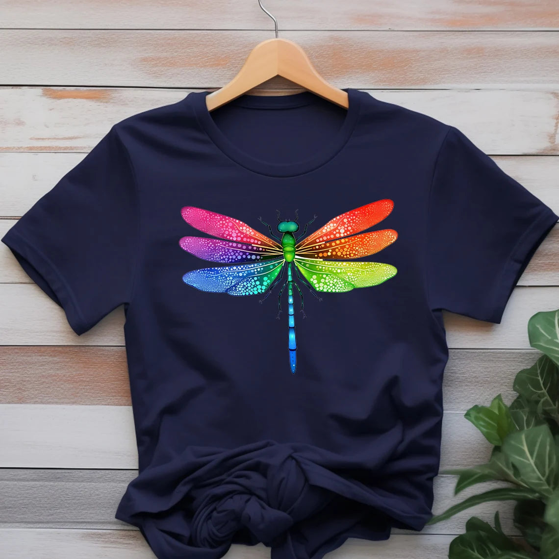 Dragonfly Rainbow Shirt, Positive Shirt, Lucky Shirt, Dragonfly lover gift, LGBT Shirt, Pride Shirt, Trans Pride,Gay Pride Awareness