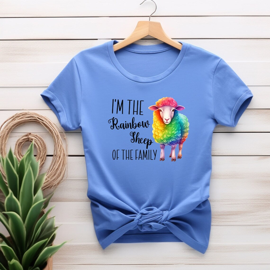 I'm the rainbow sheep of the family Shirt, Funny LGBT Tshirt, Colorful Sheep, LGBT Shirt, Pride Shirt, Trans Pride,Gay Pride Awareness